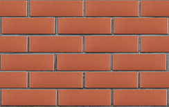 Кирпич лицевой пустотелый красный гладкий