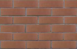 Кирпич лицевой пустотелый коричневый гладкий