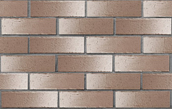 Клинкер фасадный коричневый с белым Нарвик