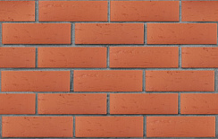 Кирпич лицевой пустотелый красный рустик